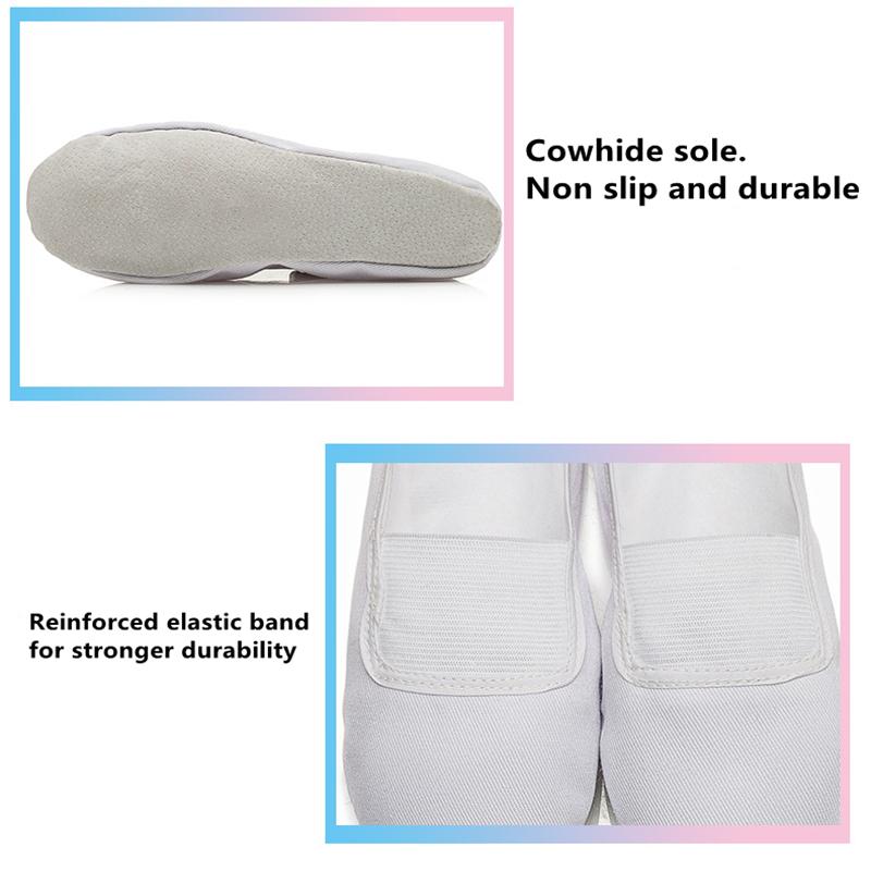 Гимнастическая обувь для взрослых и детей, танцевальная обувь, балетки, обувь для йоги, белые танцевальные туфли для учителей с кошачьим когтем на мягкой подошве