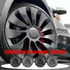 4 шт. 21-дюймовые оригинальные колпаки центральной ступицы колеса автомобиля, значок, крышка ступицы диска, пылезащитная крышка, декоративный значок для аксессуаров Model Y
