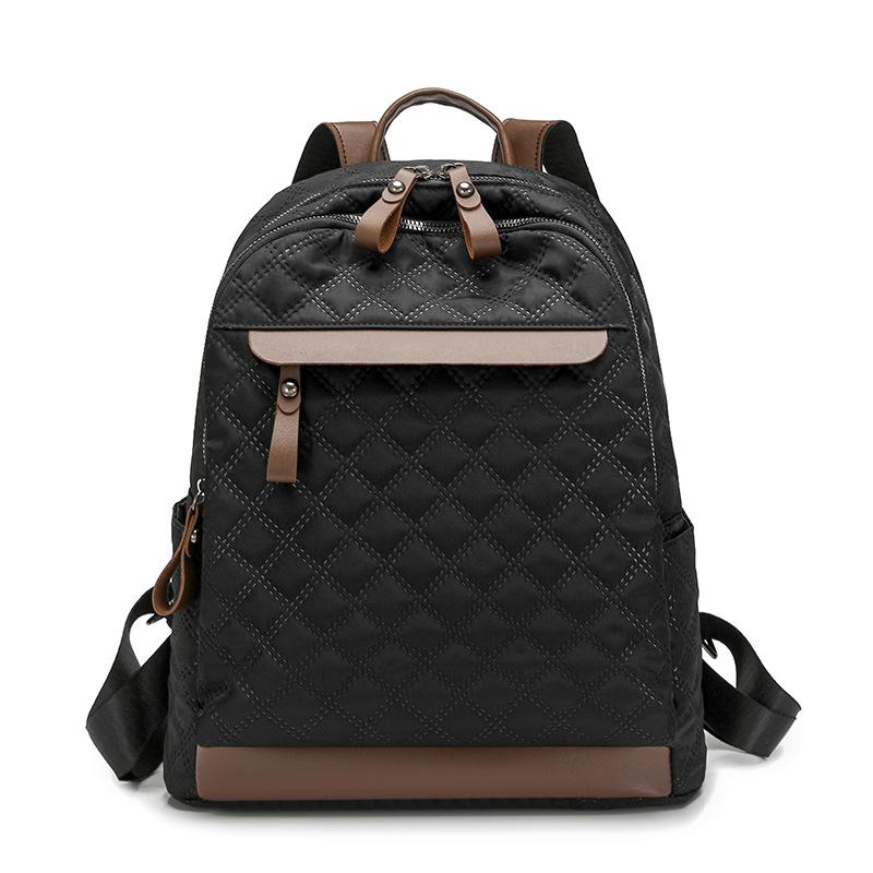 Рюкзак Студенческий Школьный Рюкзак Женский Легкий Ромбовидный Рюкзак