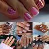 Detachable DIY Press On Nails Wearable Fake Nails Square Head French