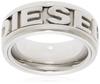 Ring WIDE STEEL LOGO RING 00144 00DJW01 DX005000DJW (Diesel) Men's