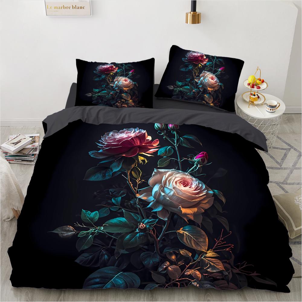 Красочный ретро-принт с 3D-принтом в виде бабочки (комплект из трех частей) односпальная двуспальная кровать пододеяльник наволочка комплект постельного белья