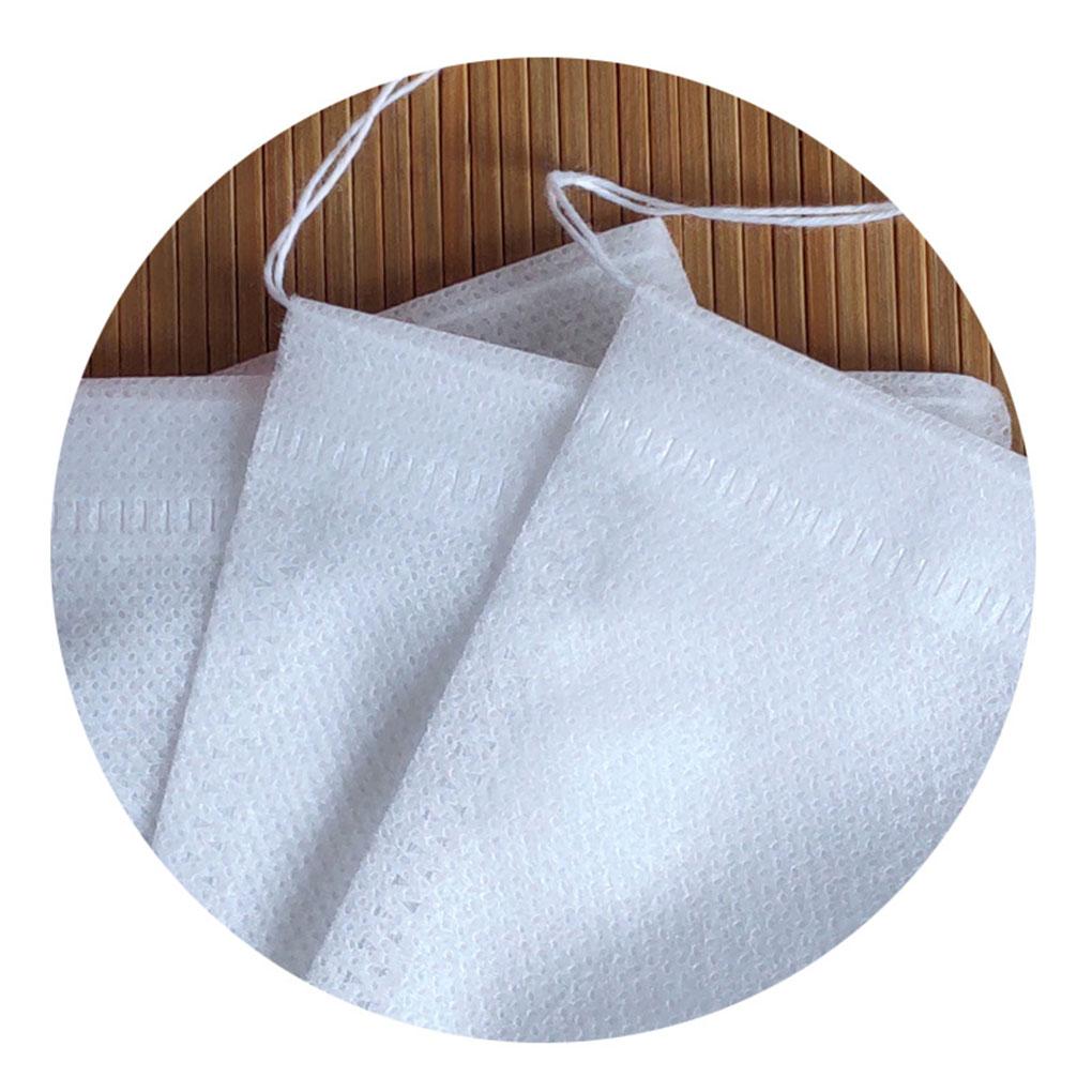 100 шт./лот чайные пакетики легкие пустые квадратные чайные пакетики с ароматом специй для готовки с герметичной фильтровальной бумагой натуральный мешочек с завязкой для трав