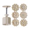 Creative Moon Cake Mold 3D Cookie Stamp Mold Mid-Autumn Festival Supplise  Mung Bean