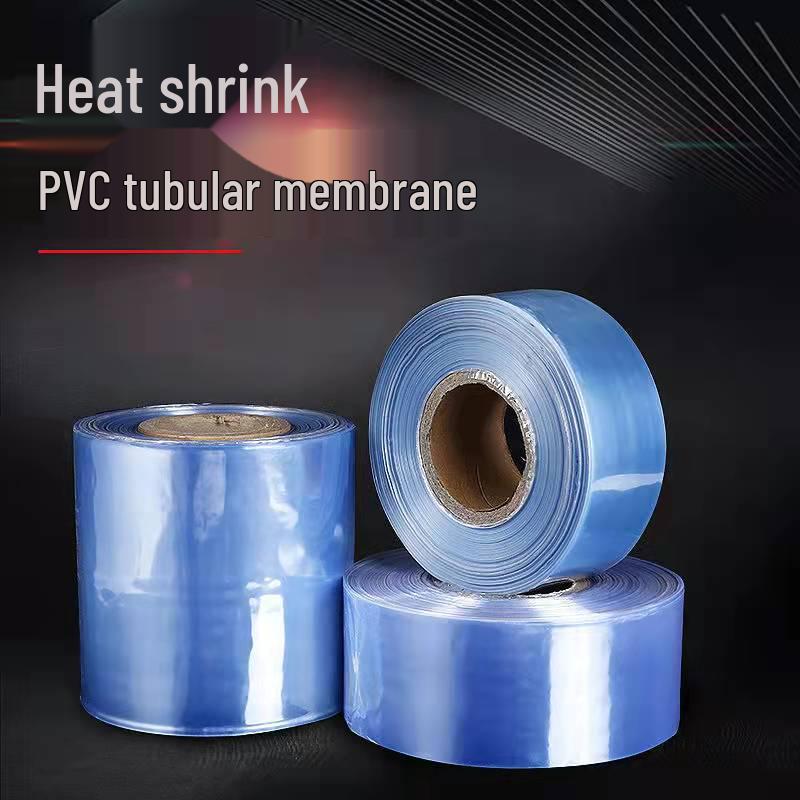 Large PVC Heat Shrink Film for Hairdryer Packaging, Sealing, and Household Use.