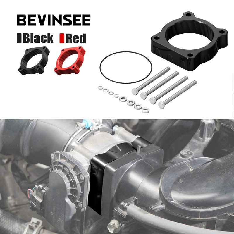 BEVINSEE Aluminium Throttle Body Spacer Connection For Toyota 4Runner 2010-2024 For Toyota FJ Cruiser 2010-2014 Tundra 2011-2014