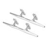 2pcs Open Base Boat Cleat 316 Stainless Steel Polished 8in Dock Cleats Tie Down for Yacht Cargo Ship Speedboat