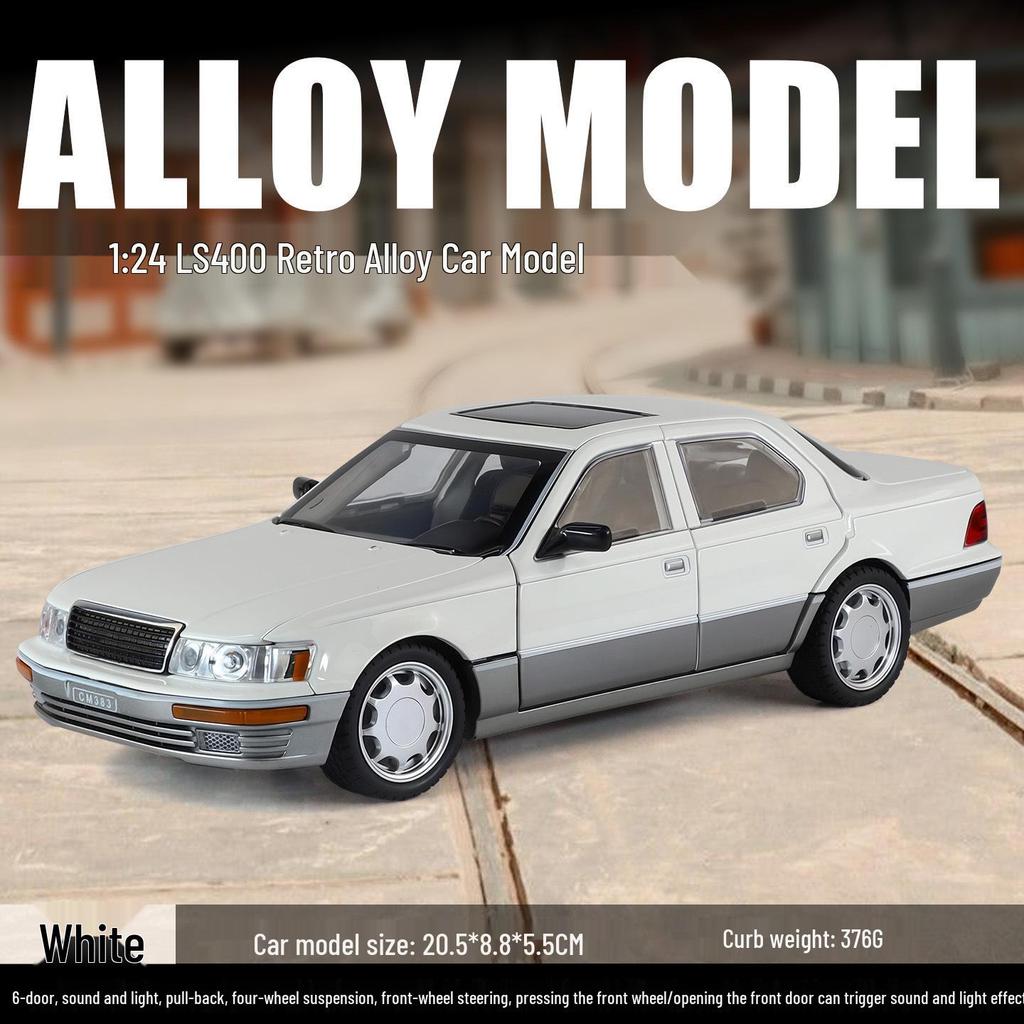 Модель автомобиля Rolls-Royce Phantom из легкого сплава в масштабе 1/24 со звуком, светом и крышей в виде звездного неба для детской коллекции и украшения.
