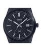Casio Стандартные аналоговые кварцевые мужские часы из нержавеющей стали с черным ионным покрытием и черным циферблатом MTP-VD03B-1A