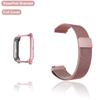 Ремешок 20 мм для Amazfit Bip 3 5 S Lite Band GTS 2 4, мини-браслет с чехлом, защитная пленка для экрана из ТПУ, металлическая магнитная петля, ремешок для часов