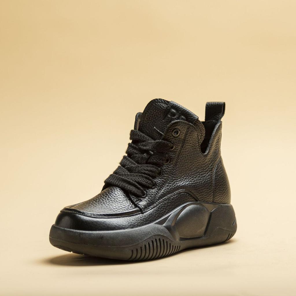 Fashion Trendy Version Women's Shoes Spring and Summer High-top Platform Lace-up Sports and Leisure Shoes Retro Versatile Shoes