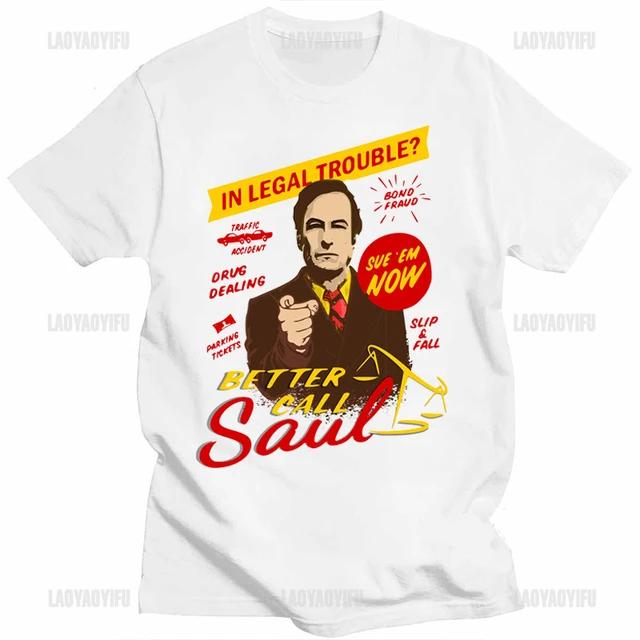 Better Call Saul T Shirt for Unisex Hamlin Hamlin and Mcgill Novelty Tshirt Goodman Drama Legal Tv Series Camisetas Wholesale
