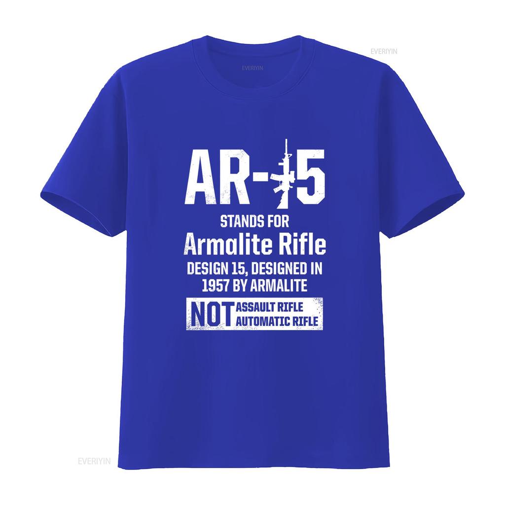 New AR15 T Shirt Patriotic Design Birthday for Men S 5XL vintage Washed Slightly Breathable fashion Versatile Soft Unisex