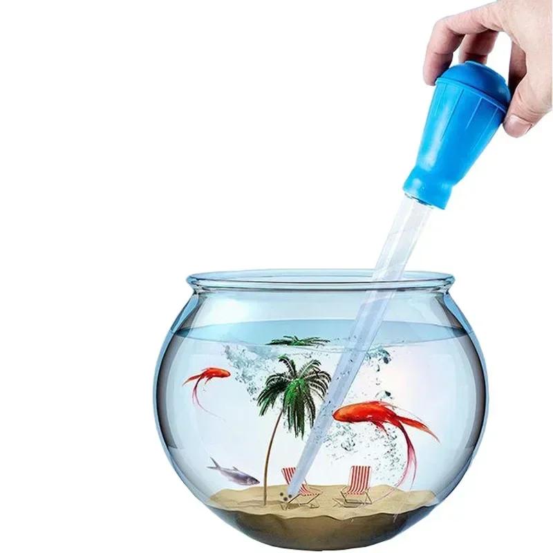 Fish Tanks Pooper Lengthen Pipettes Aquarium Siphon Fish Tank Vacuum Cleaner Simple Cleaning Tool for Aquarium Water Changer