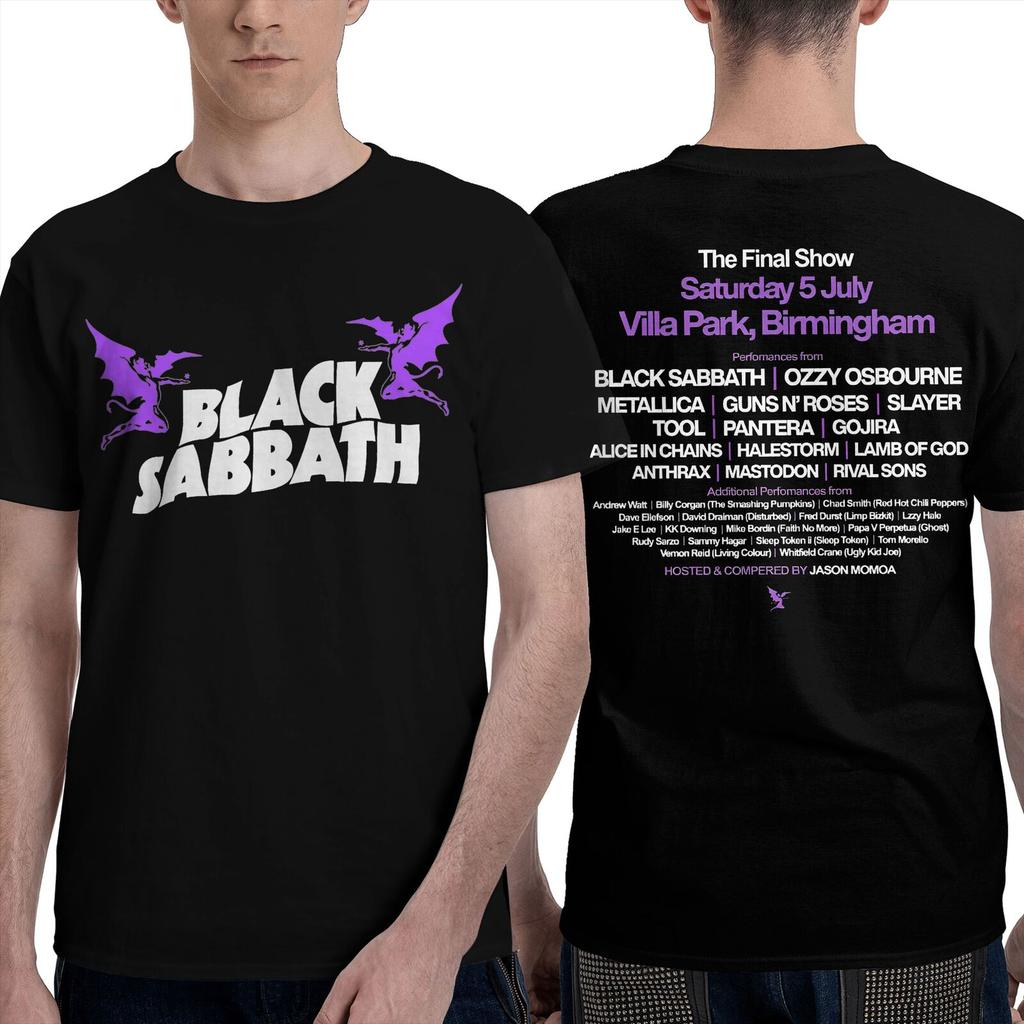 Black Sabbaths Back To The Beginning Rock Band 2025 Men Women's T Shirt Merch Funny Tees T-Shirt 100_ Cotton Adult Moto
