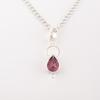 Rhodolite Gemstone 925 Sterling Silver Jewelry Handmade Pendant 1.40" For Her PP-12-37