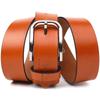 Качественный мужской кожаный ремень GRANDE PELLE Leather Belt 21472 Рыжий