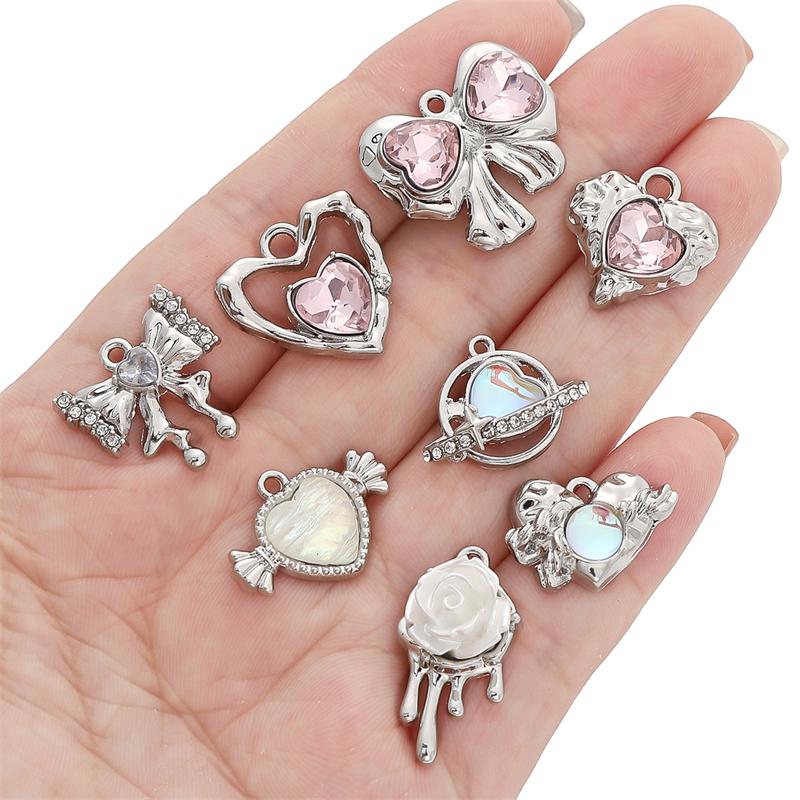 Metal Butterfly Candy Pendants for Jewelry Making DIY Bracelet Necklace Charms