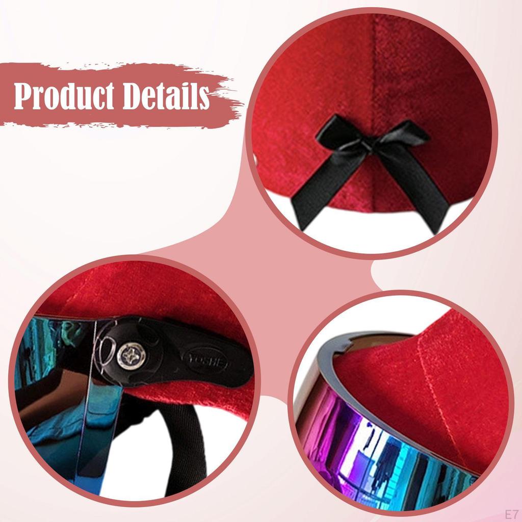 Шлем для верховой езды Конная шляпа Регулируемая Декоративная для мужчин женщин Снаряжение Спорт на открытом воздухе Легкий