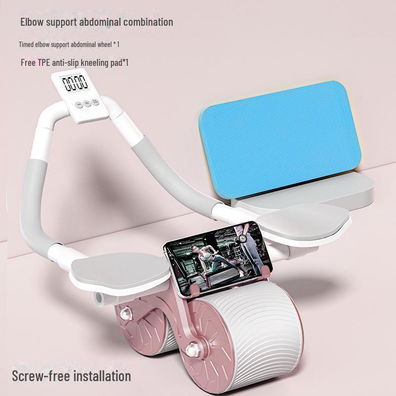 Automatic Rebound Abdominal Wheel Roller for Home Fitness