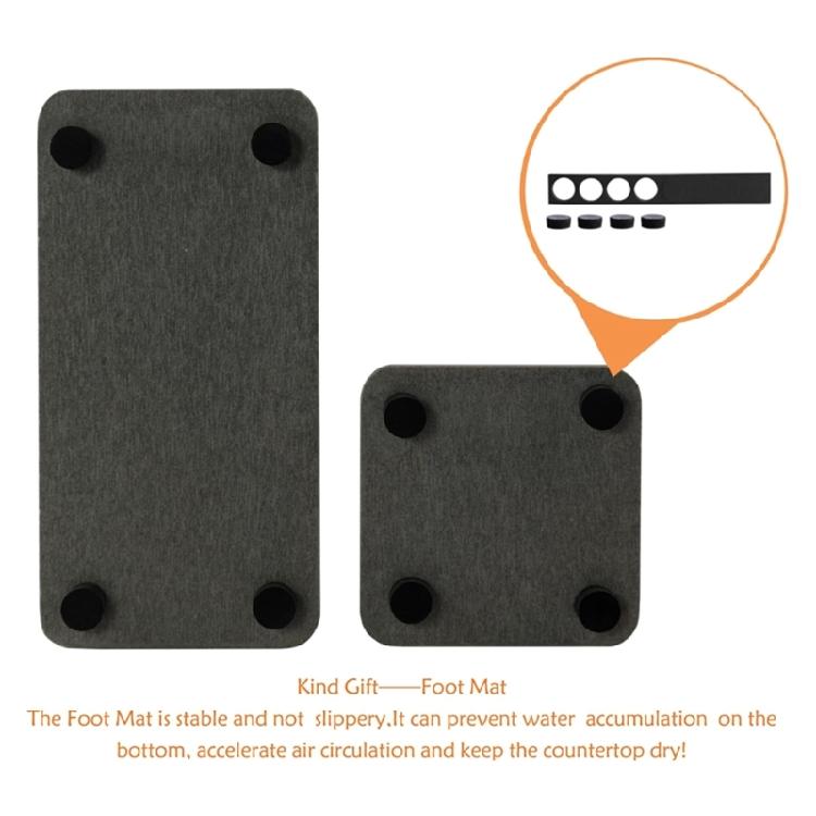 Набор из 4 абсорбирующих мыльниц, быстросохнущая тарелка, влаговпитывающая диатомитовая подставка