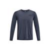 Under Armour T Shirts Men's Gray Blue Crew Neck Moderate Straight Fit Unisex 1376787-044