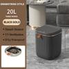 20 л интеллектуальный датчик мусорного ведра с дисплеем автоматическое индукционное мусорное ведро типа C подзаряжаемое мусорное ведро для кухонного туалета мусорная корзина