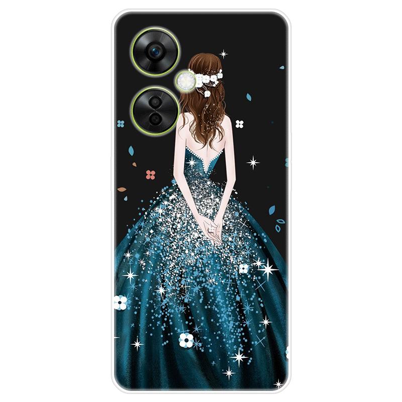 Для OnePlus Nord CE 3 CE3 Lite чехол Мягкая силиконовая задняя крышка Мультяшный чехол для телефона Модный