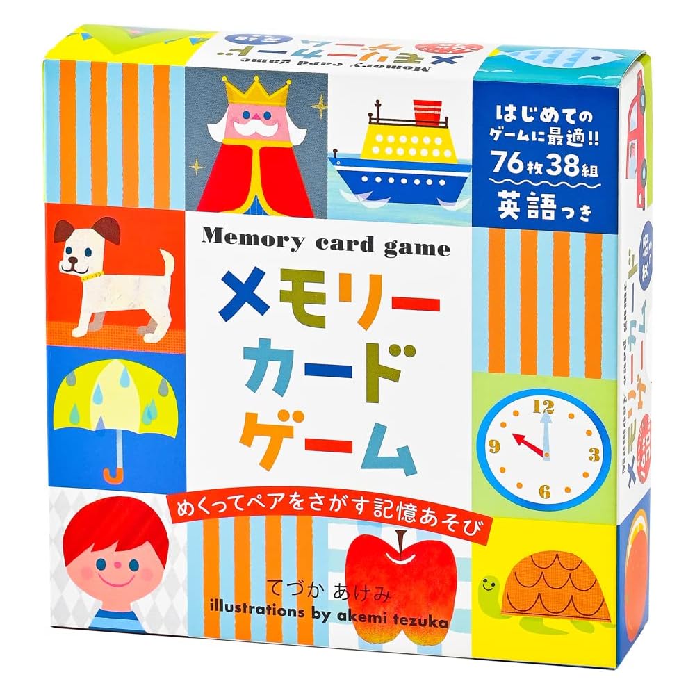 Gentosha Карточная игра на память Новое издание Классическая семейная игра для всех возрастов