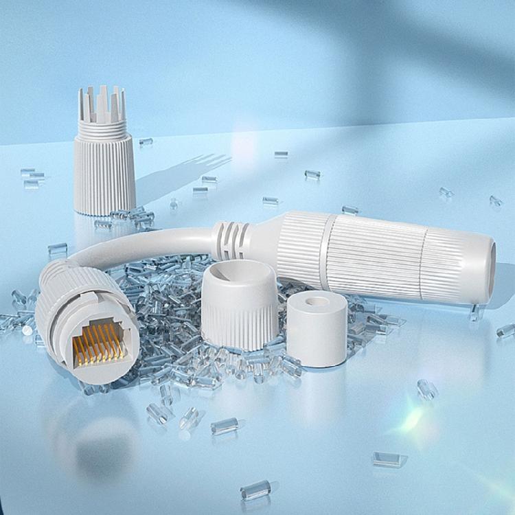 Водонепроницаемые разъемы RJ45, сверхпрочные на разрыв, IP67, для Ethernet-кабелей