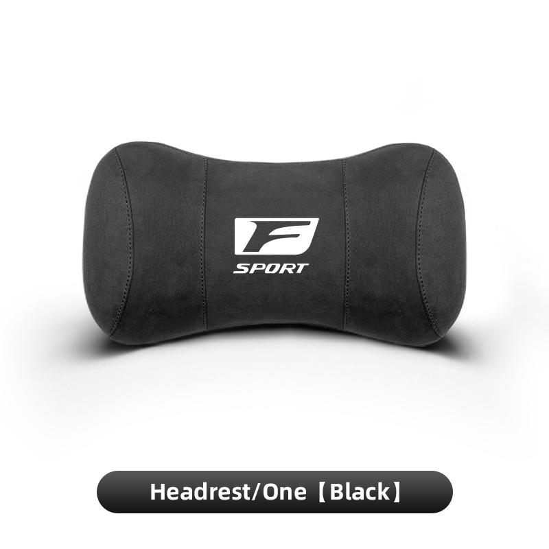 2026 Hot Interior Stickers Lexus Car Seat Suede Memory Cotton Neck Pillow Headrest For Lexus LS LC RZ RX330 IS250 Ct200h ES300h