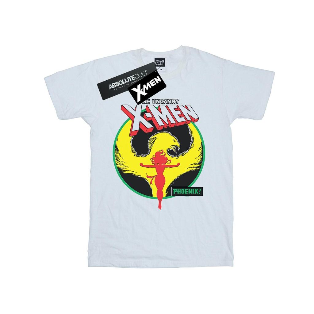 Marvel Мужская футболка с кругом Феникса «Люди Икс»
