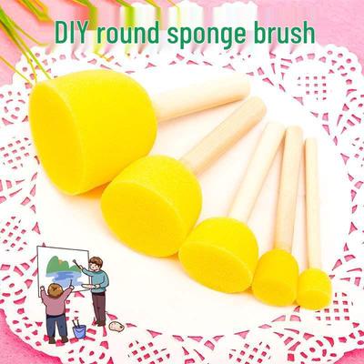 Детская круглая губчатая кисть для рисования и DIY