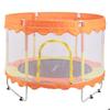FOXSPORT Trampoline Pour enfants,Équipé D'un Panier Et De Balles En plastique,Coussin Rebondissant, À Partir De 2 Ans – Orange