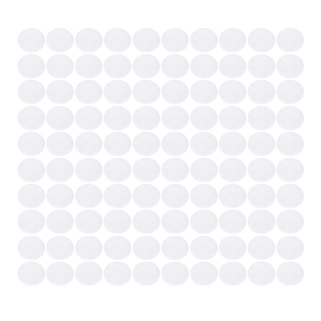 500Pcs Nonwoven Round Piece DIY Felt Crafts Cloth Flake Accessories Chip Hair Decoration 25mmWhite