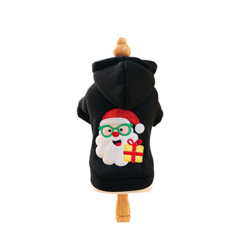 Pet Hoodie Small Dogs Cats Winter Christmas Santa Style Casual Clothing XS To XL