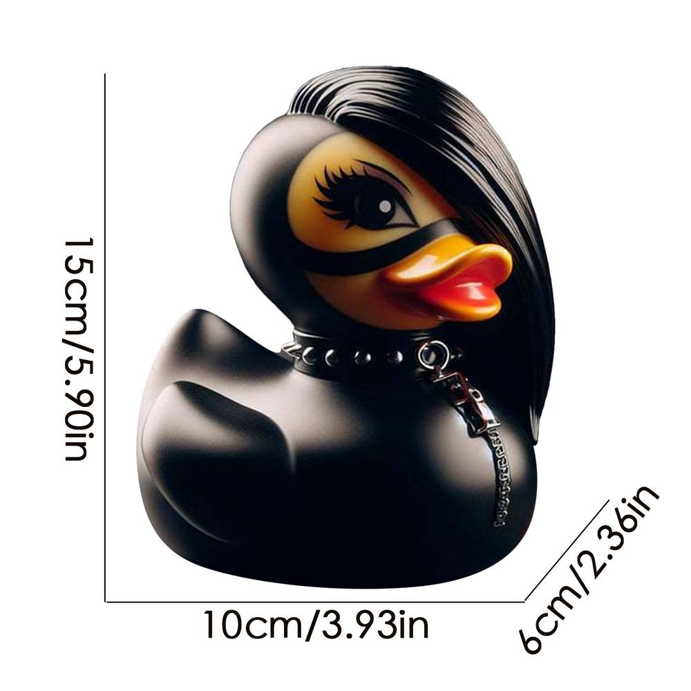 Death Rock Duck Statue Mysterious Devil Elements Devil Duck Ornaments Dashboard Car Interior Decoration Car Accessory