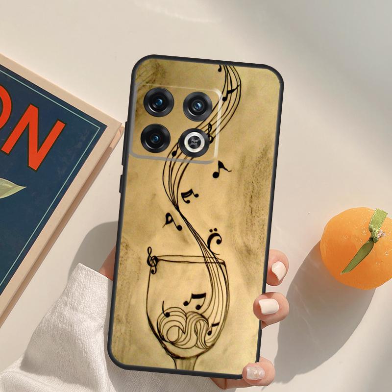 Music Note Musical Treble Clef Case For OnePlus 13T 10T 10R 12R 13R 15 13 12 11 10 9 Pro Nord CE 5 2 3 4 Lite N20 N30 Cover
