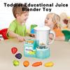 1 Set Dollhouse Music Juice Blender Light And Entertainment Safe Electric Toy Juice Blender with Six