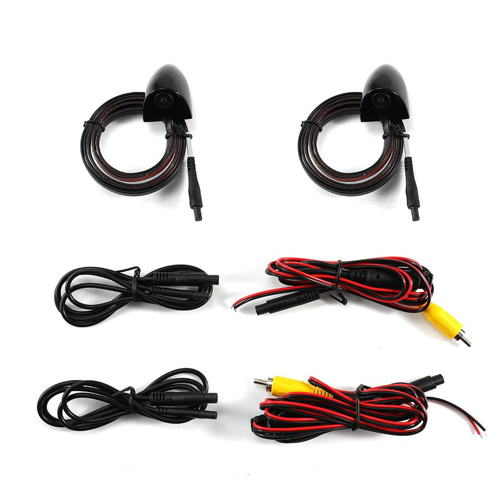 Автомобильная камера для слепых зон с левым и правым креплением на резервную камеру с водонепроницаемой лентой для крепления на камеру заднего вида для системы видеонаблюдения автомобиля