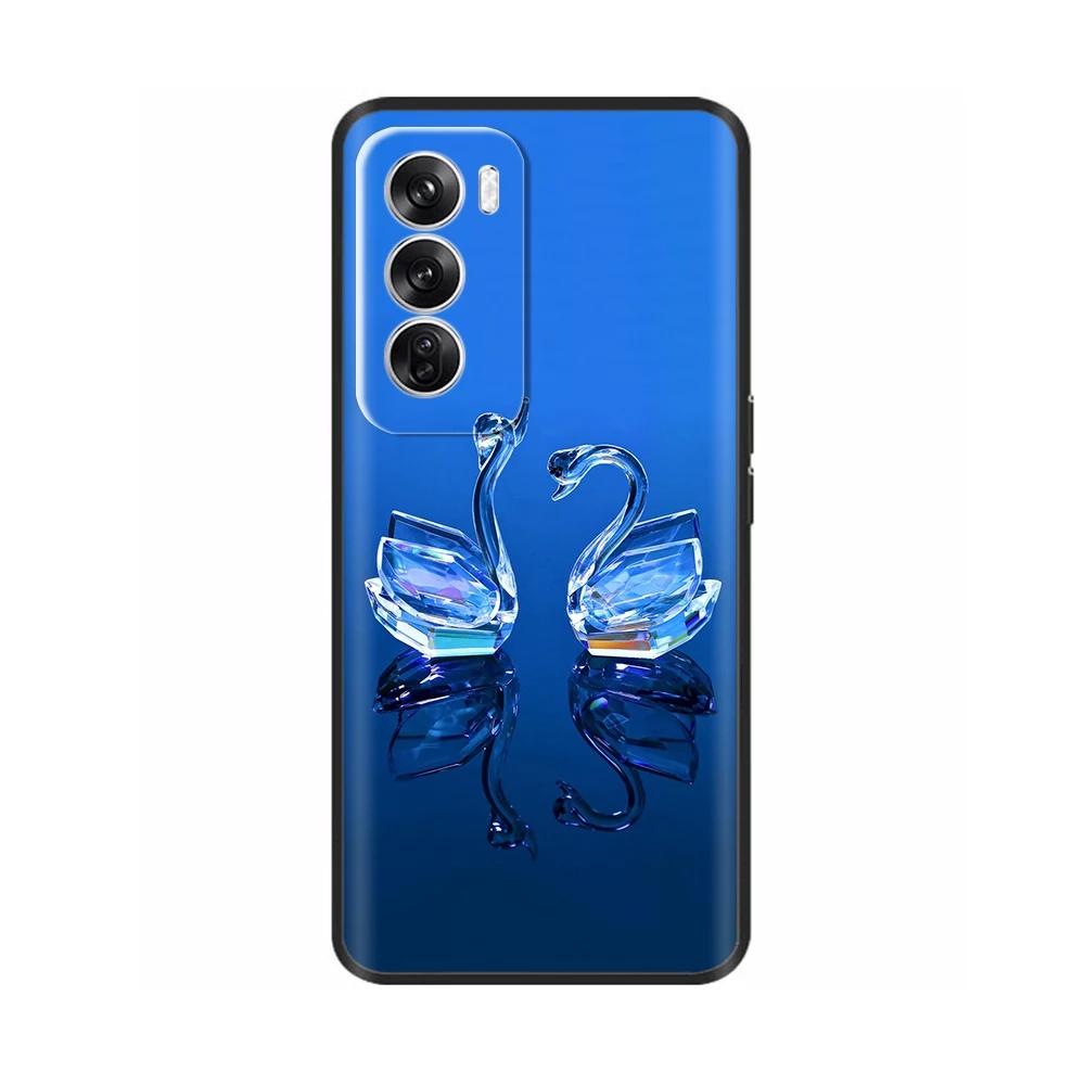 Чехол для OPPO Reno 12 5G Новый модный окрашенный чехол Силиконовый мягкий ТПУ чехлы для телефона Для OPPO Reno 12 Pro 5G Корпус reno12 Pro Fundas