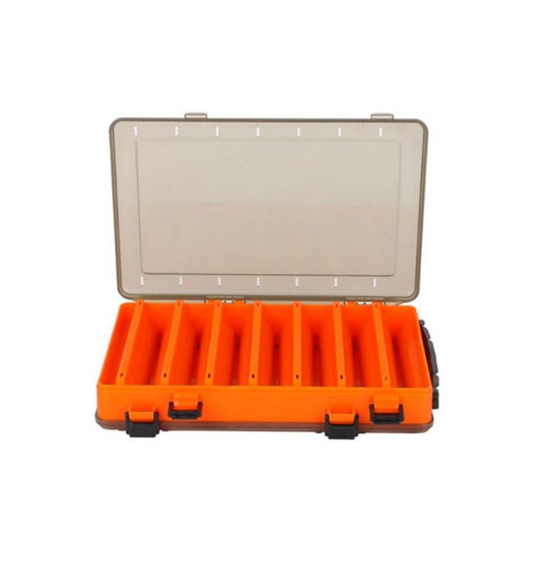 Ящик для рыбалки, 14 отделений, аксессуары для рыбалки, коробки для крючков для хранения, двусторонняя высокопрочная коробка для рыболовных приманок, коробка для снастей