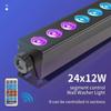 24x12w RGBW 4in1 LED bar Wall Washer Indoor Color Strip Light DMX512 Control Professional DJ Disco Wall Light Stage Party Lighting