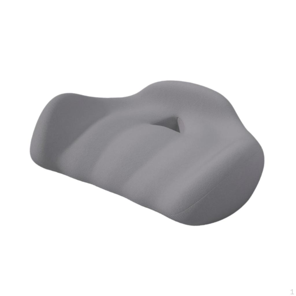 Подушка для сиденья из пеноматериала с эффектом памяти, эргономичное игровое кресло для путешествий, нескользящее, утолщенное, дышащее