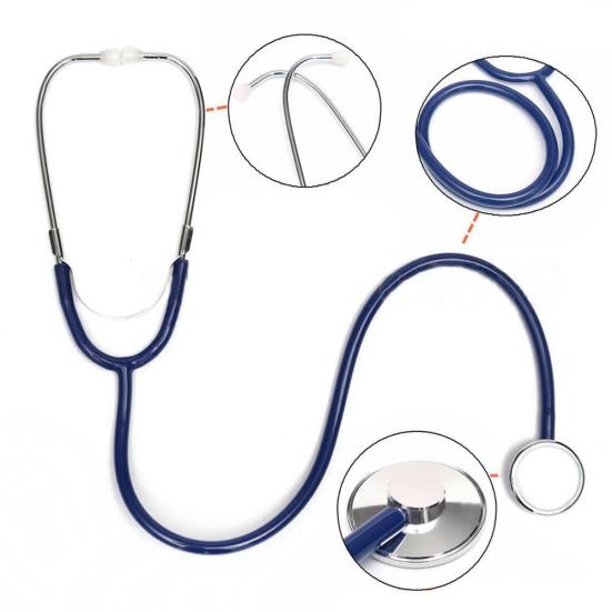 Single EMT Headed Stethoscope Doctor Nurse Aid Vet Medical Monitor Accessory