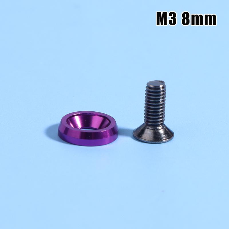 1Pc M3 6#32 6Mm 8Mm Screw +1 Washers Computer Pc Case Beautification Screws For Motherboard Power Supply Graphics Card