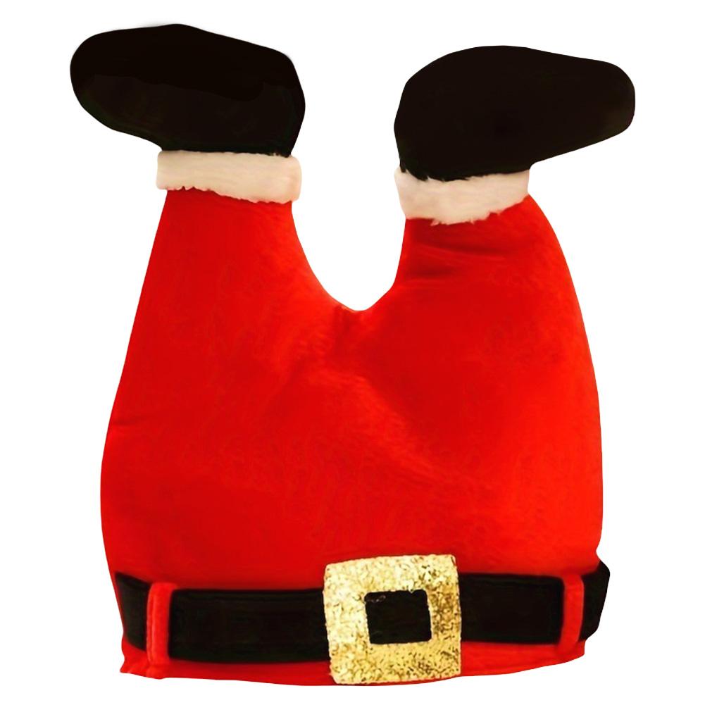Рождественская шапка, поющая и танцующая, очаровательные штаны Санта-эльфа, шапки для женщин и мужчин, дышащая шапка, карнавальный костюм для вечеринки на открытом воздухе