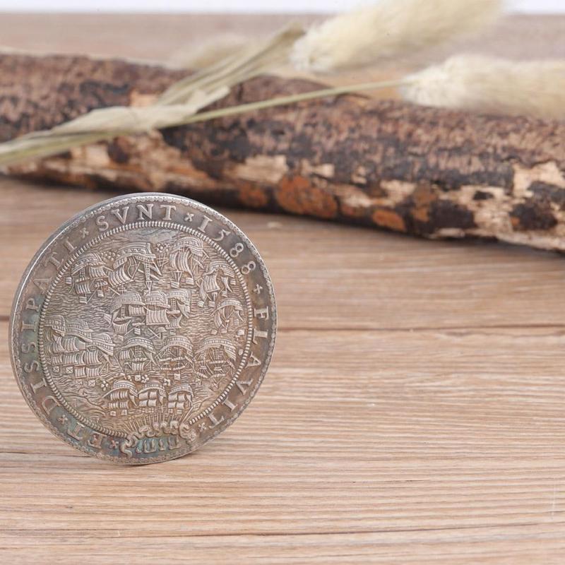 1588 Нидерланды Латунное Покрытие Серебром Винтажная Коллекция Монета Памятная Монета KTY