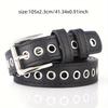 1Belt Loop Rivet Casual Pin Buckle Waist Belt, Slim Waist Belt, Versatile Jeans Belt.