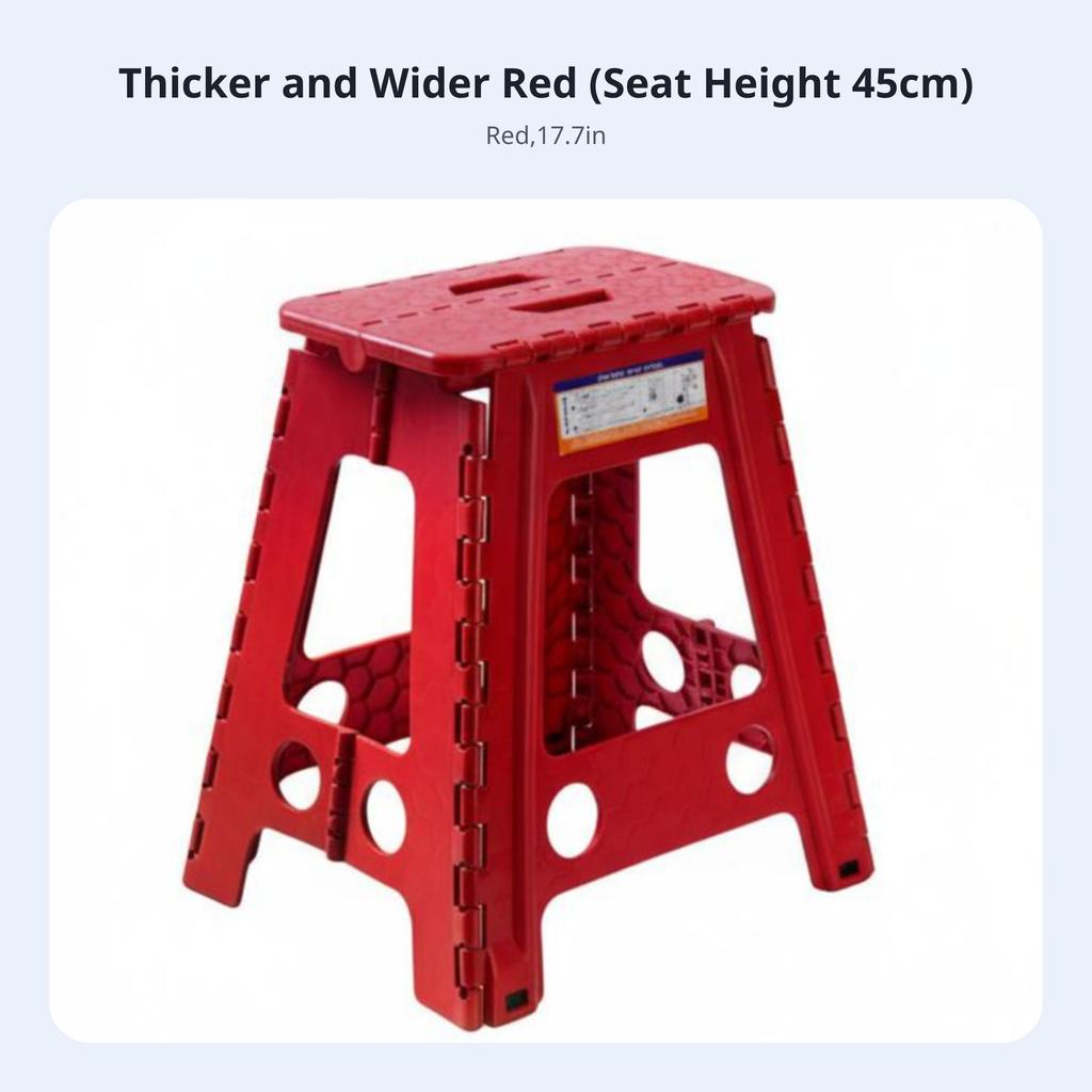 Ptopic Folding Stool Foldable Portable Seating Space-Saving Lightweight for Students, Home Residents, Awaydoor, Camping